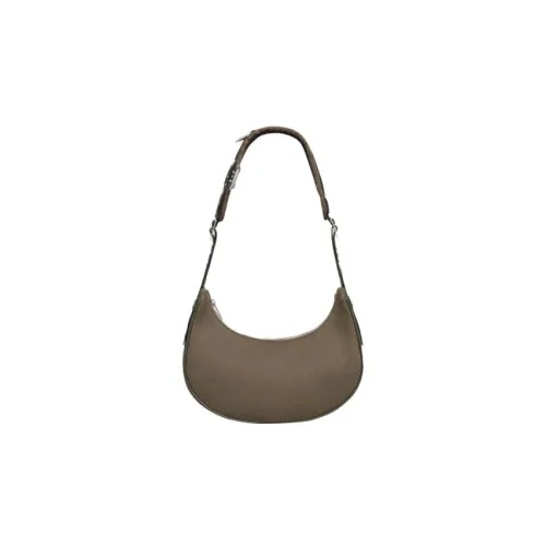 CELINE AVA Полиамид Плечо Сумка Сумка через плечо Сумка среднего размера Унисекс Хаки Зеленый