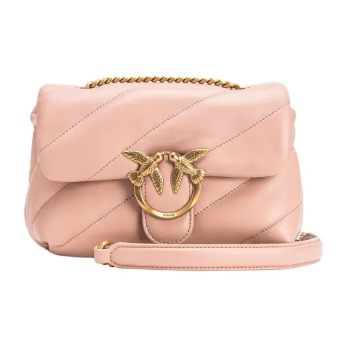 PINKO Овчина Сумка через плечо Сумка на плечо Женская Телесно-розовая