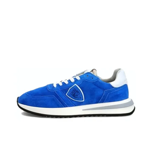 PHILIPPE MODEL Tropez Амортизаторы Slip-resistant и устойчивые к истиранию Низкий топ Повседневная обувь Мужская Синий Белый