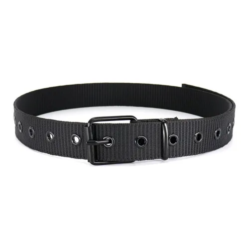 PISHUSHU Air Eye Buckle Улучшенный Полиэстер Кожаные ремни Унисекс Черный Ширина 3,5 см