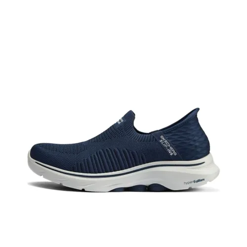Skechers GO WALK 7 Амортизация Дышащий Легкий Низкий Топ Casual Мужской Морской Синий
