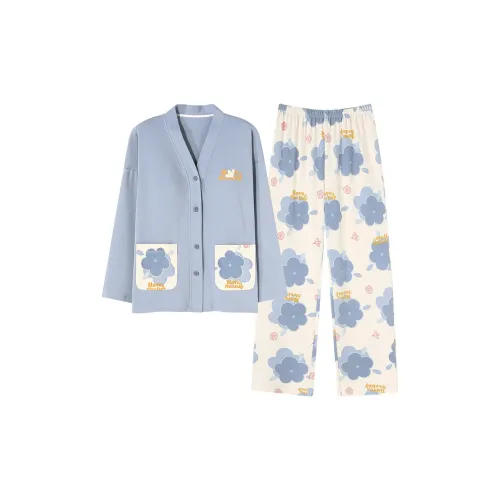 Follow the United States Пижамный комплект Женские Ледниково-голубой