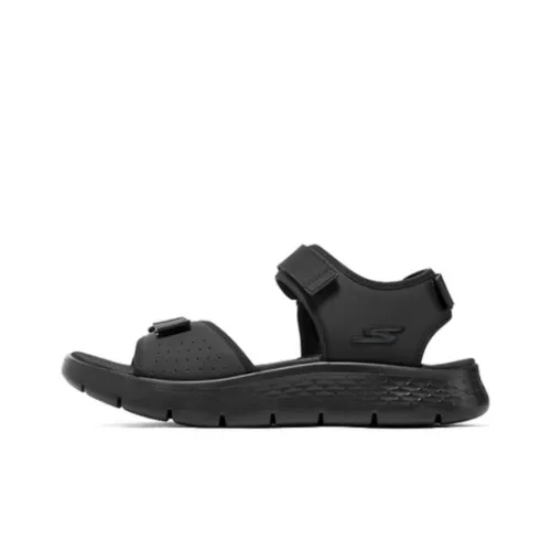 Skechers GO WALK Fle Пляжные сандалии Мужские Черные