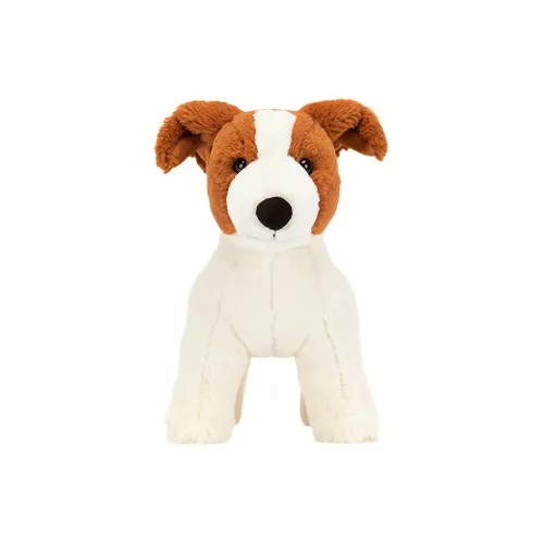JellyCat Animals Albert Джек RUSSELL Куклы Плюшевая кукла 18 см высокая