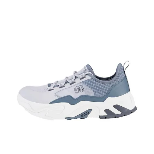 KOLON SPORT Sinopa Амортизация Износостойкий Низкий Топ Альпинизм Походная обувь Мужская Серый Белый