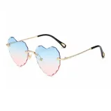 Золотая рамка с синим верхом и розовым низом