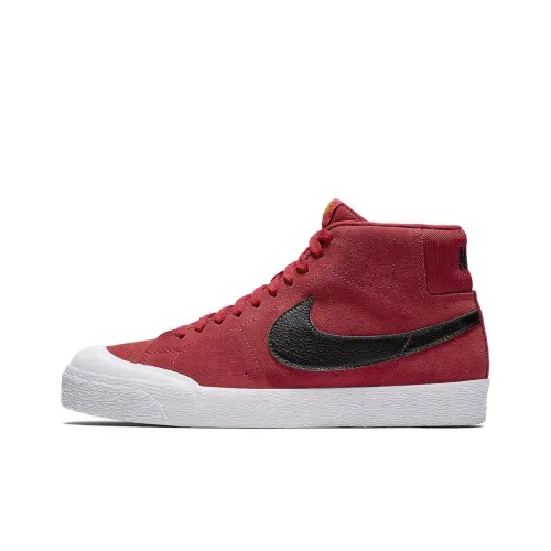 Nike Blazer Скейтборд Кроссовки MID Топ Красный Унисекс