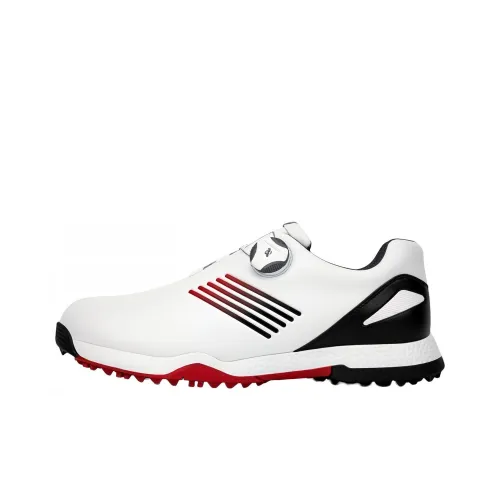 PGM Golf Shoes Низкий Топ Белый Черный Красный Мужской