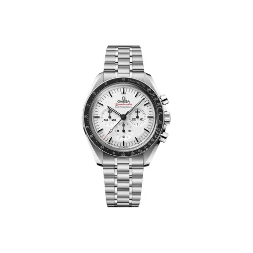 OMEGA Механизм с ручным заводом Мужской Super Tyrant Series Professional Moon Watch Часы 42 мм Белый