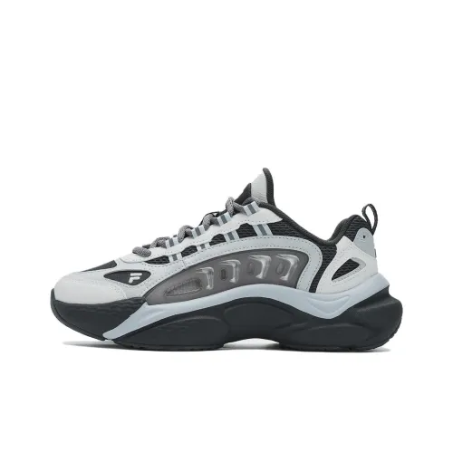 FILA FUSION SKY TRAIL DX Fishbone Head Амортизация Износостойкий Низкий Топ Повседневная Обувь Женская Серый Синий