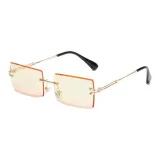 Золотая рамка с желтым верхом и розовым низом