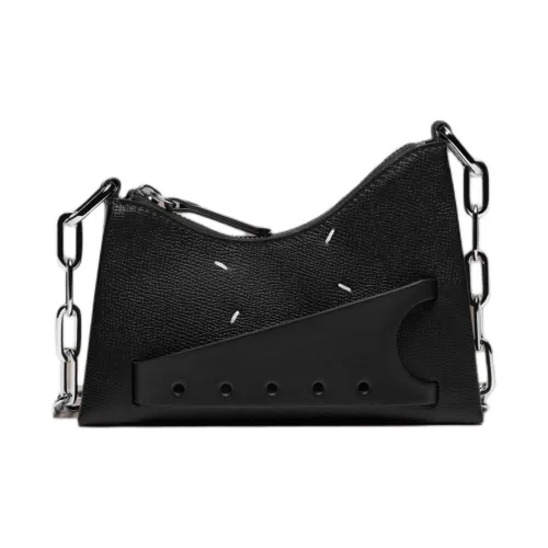 Maison Margiela Snatched с рельефной телячьей кожей хобо-сумка сумка через плечо экстра мини женская черная