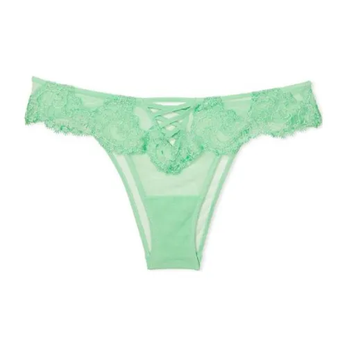 Victoria's Secret DREAM ANGELS Boho Floral Embroidery Women's 1 Pack Grass Green