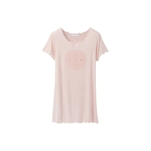 Huggy Kissy Ночная сорочка Женская Розовая пена