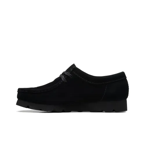 Clarks Originals WALLABEE Низкий Топ Casual Женский Черный