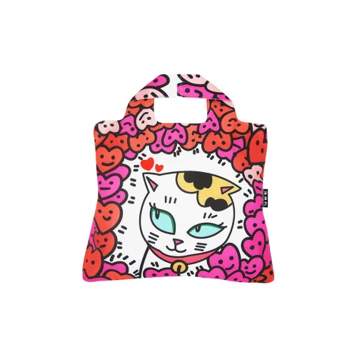 ENVIROSAX Переработанный полиэстер многоразовая сумка весенняя сумка Roll сумка на плечо большая унисекс многоцветная