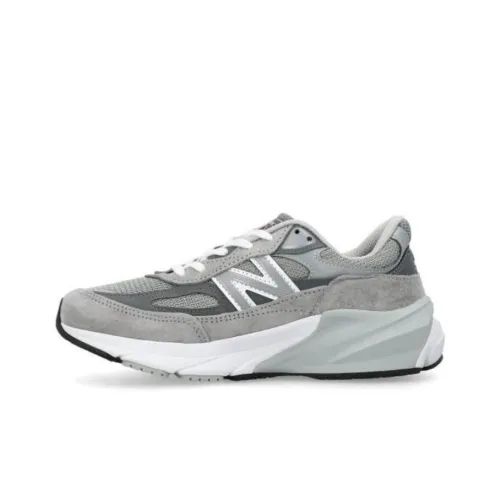 New Balance NB 990 V6 Устойчивые к истиранию Низкие Кроссовки для бега Женские Серые