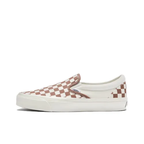 VANS Slip-on Low Top Скейтборд Кроссовки Unisex Коричневый Белый