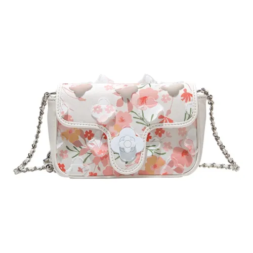 MACKJANICE Полиуретан Синтетическая кожа Сумка через плечо Женская Ледяной Пастельно-розовый