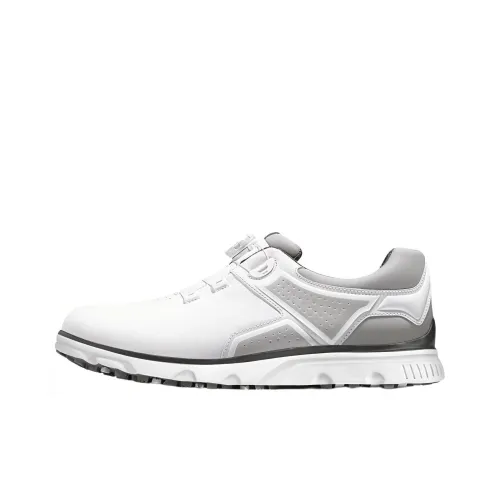 PGM Golf Shoes Low Top White Gray Men's