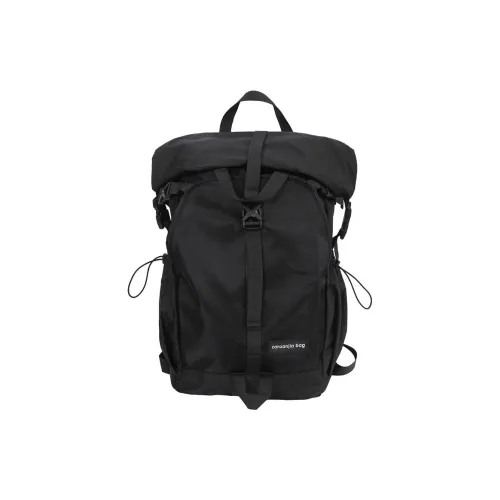 Deli Bear Нейлон С сеткой Рюкзак Стандартный Унисекс Черный Черный и Серый