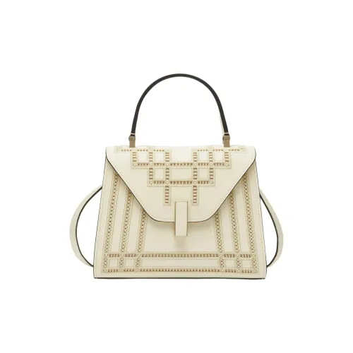 Valextra Iside Телячья кожа Сумка Мини Женская Белая