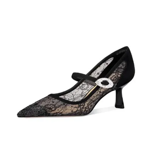 JESSICA SOPHIA Туфли Мэри Джейн с узким каблуком 6 см женские