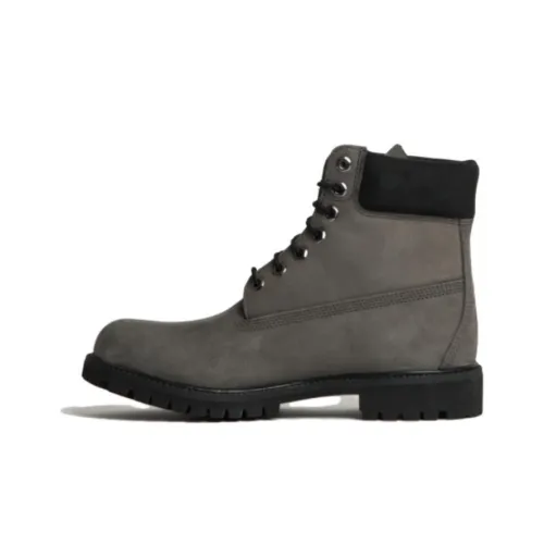 Timberland PREMIUM Ankle Boot Martin Низкий каблук Мужской Серый Черный