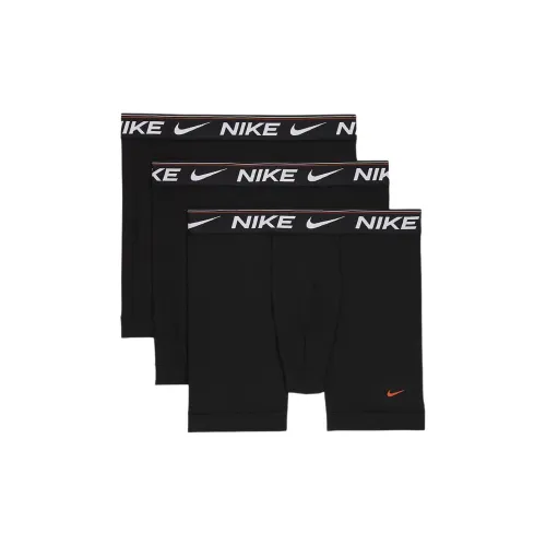 Nike Dri Fit Ultra Comfort Boxer Briefs Men's 3 Pack Black