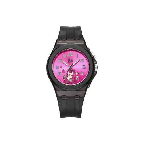 Disney Кварцевый механизм TPU Ремешок Часы Женские Розовый Циферблат MK 11714