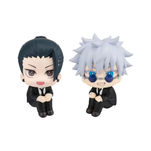 MegaHouse Jujutsu Kaisen Characters Бизнес-Фигурка Сатору Годзо и Чиби-Фигурка Сугуру Гето