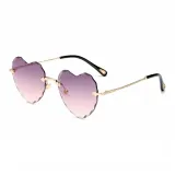 Золотая рамка с фиолетовым верхом и розовым низом