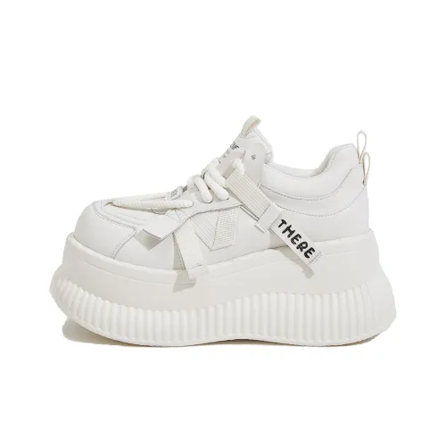 Milan Love Song Отводящий влагу Устойчивый к истиранию Дышащий Низ Отталкивающий Низ Низкий Топ Толстоподошвенные кроссовки Женские Черный