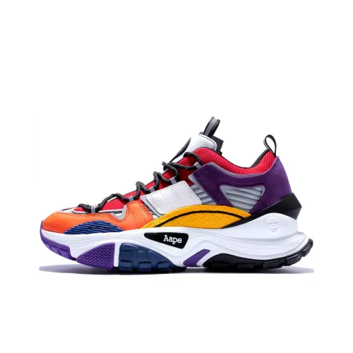 Aape Низкий топ Повседневная обувь Мужская Оранжевая