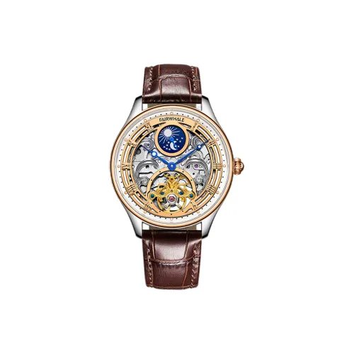 FAIRWHALE Механические Мужские Часы 40mm*40mm*11mm Золото