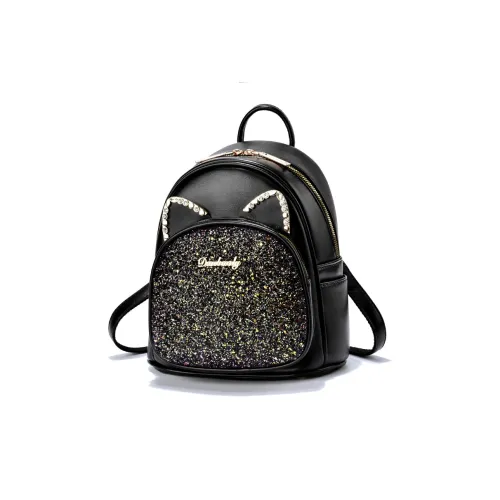 Weymond Мягкая кожа рюкзак женский черный белый серый