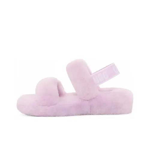 UGG Oh Yeah Пушистые тапочки Женские Лаванда Пыльно-фиолетовый