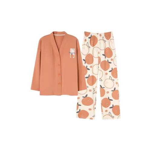 Пижамный комплект Follow The United States женский кирпично-красный