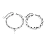 Пара цилиндров замка и пара браслетов с ключами