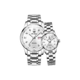 Стальной браслет, натуральный белый