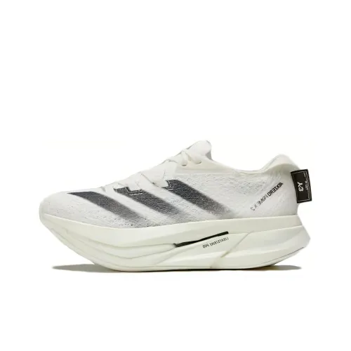Y 3 Prime x 2 Strung Slip-Resistant Abrasion-Resistant Low Top Casual Shoes Unisex White Y 3 Prime x 2 Strung Противоскользящий устойчивый к истиранию низкий топ повседневная обувь унисекс белый