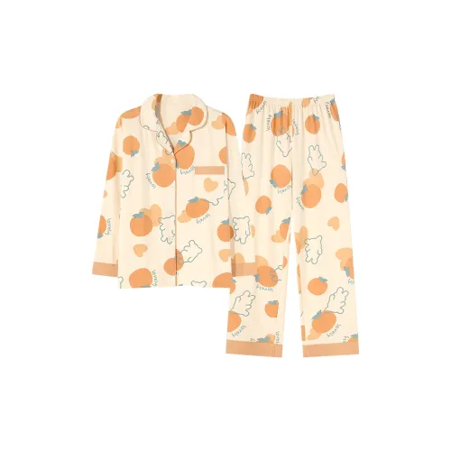 Follow the United States Пижамный комплект Женские Абрикос