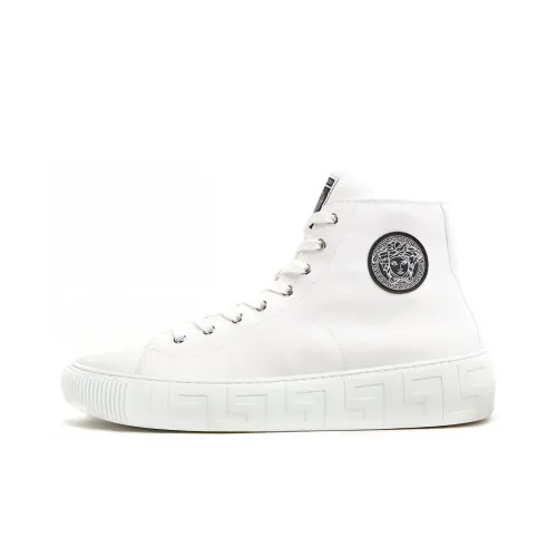 VERSACE High-Top Canvas Shoes Women's