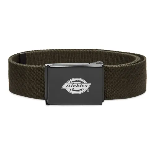 Dickies Значок Дизайн Ремень Мужской Оливково-зеленый
