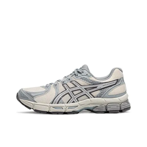 Asics Гель Exalt 2 Беговые кроссовки Низкий топ Белый/Синий Серый/Серебряный Женские