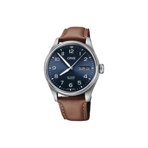 Oris Aviation Collection Автоматический Механический Часы Мужские 44 мм Синий Циферблат