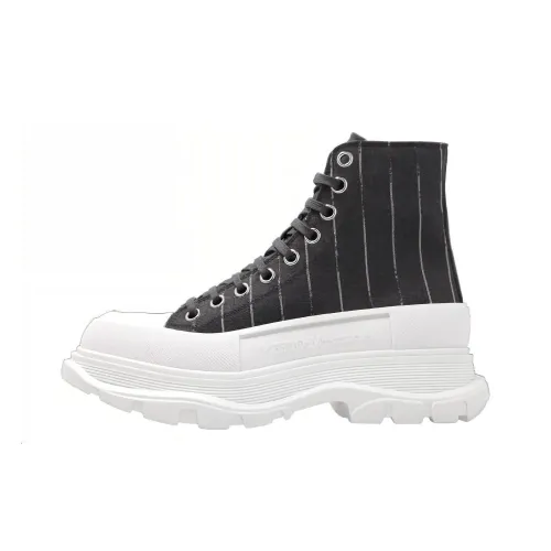 Alexander McQueen Tread Slick Повседневная обувь Женская Черная