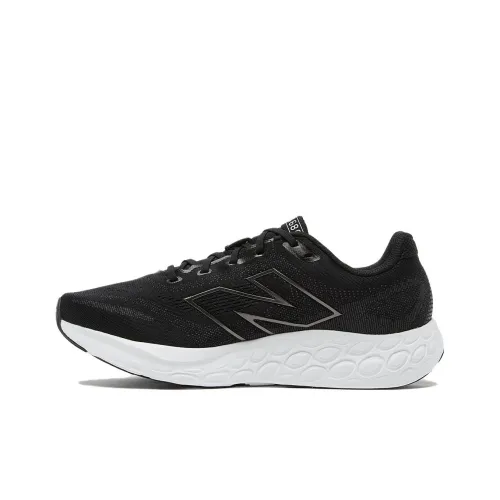 New Balance Fresh Foam 680v8 Low Топ Беговые кроссовки Мужской Черный белый