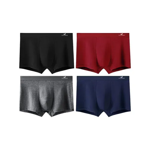 Rich Birds Нижнее белье Мужское 4 пачки Pure Love Темный цвет