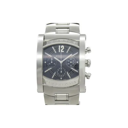 BVLGARI Watch Автоматический Механический Механизм Нержавеющая Сталь Ремешок 40*38 мм Синий Циферблат Унисекс